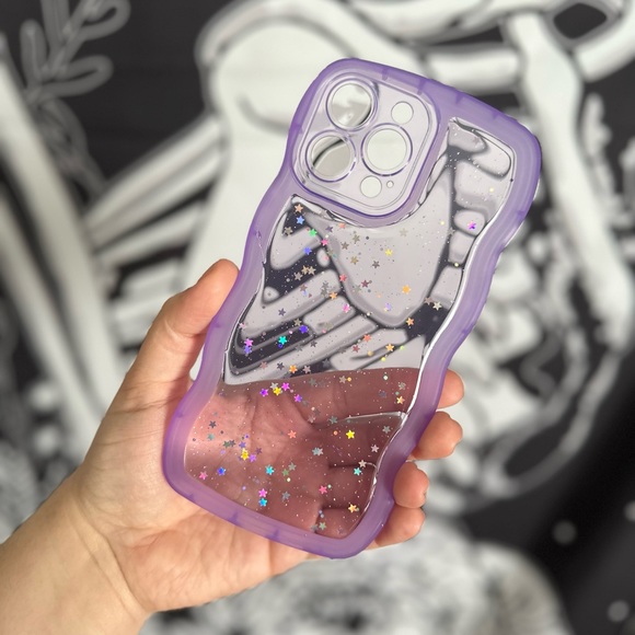 Purple Glitter Iphone 13 Pro Max Case - Picture 1 of 2